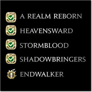 The new MSQ for the Warrior of Light in Final Fantasy XIV Posters and Art